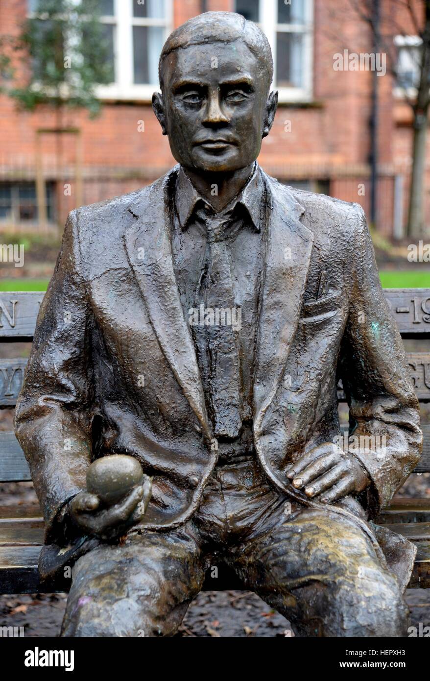 Alan Turing Statue, Manchester Banque D'Images