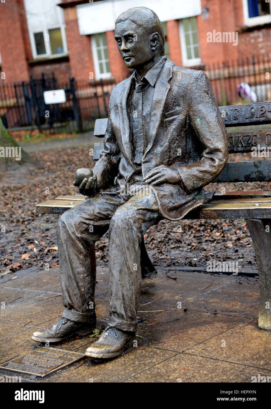 Alan Turing Statue, Manchester Banque D'Images