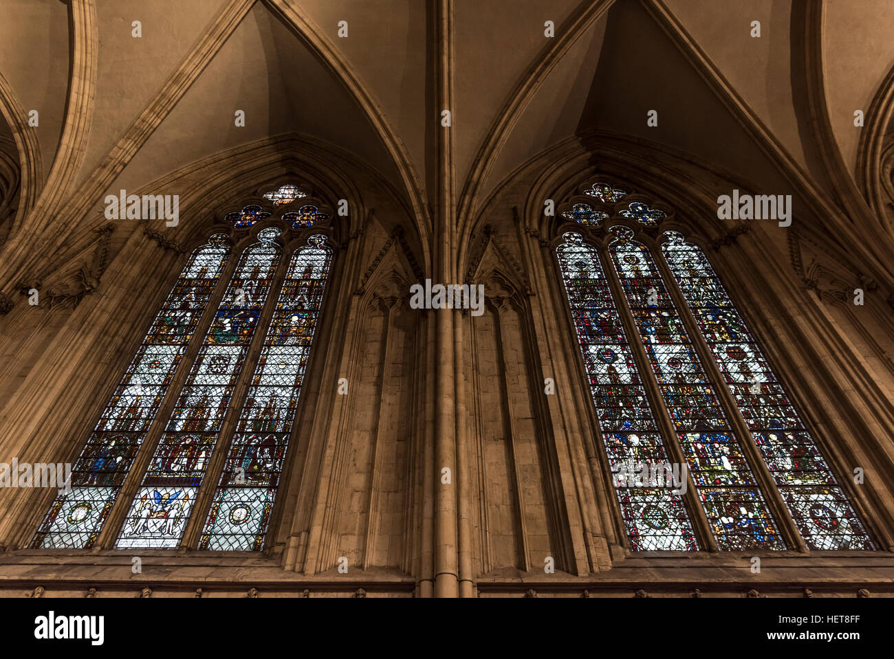 La magnifique cathédrale de York, un incroyable Eglise d'Angleterre cathédrale de York, regorge d'architecture étonnante Banque D'Images
