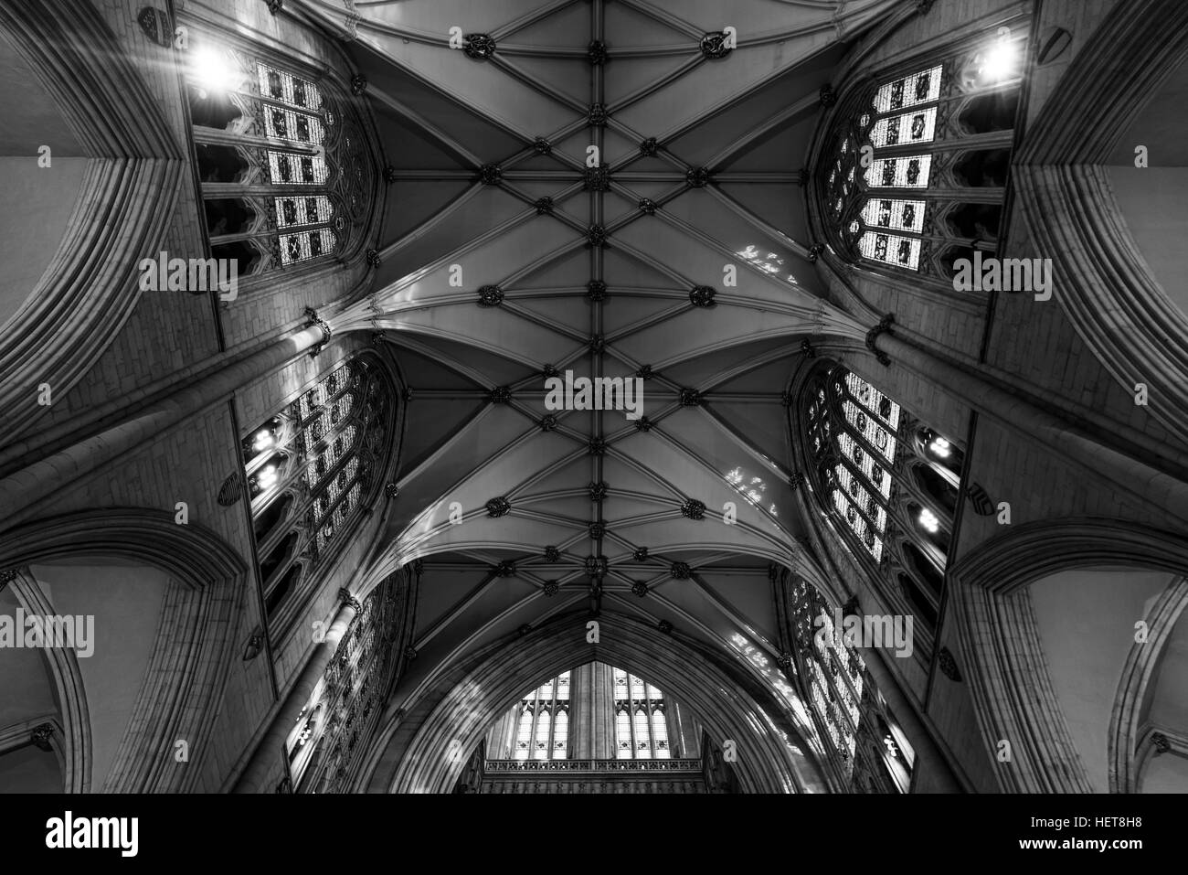 La magnifique cathédrale de York, un incroyable Eglise d'Angleterre cathédrale de York, regorge d'architecture étonnante Banque D'Images