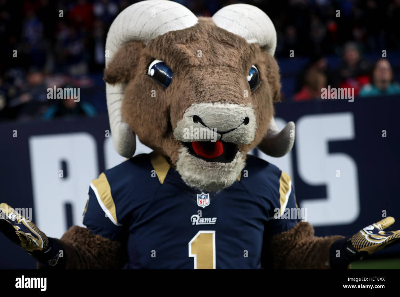 Rampage, Los Angeles Rams Mascot Banque D'Images