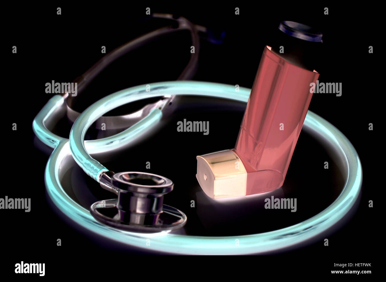 Diagnostic et traitement de l'asthme. La Journée mondiale de l'asthme est le 2 mai. Banque D'Images