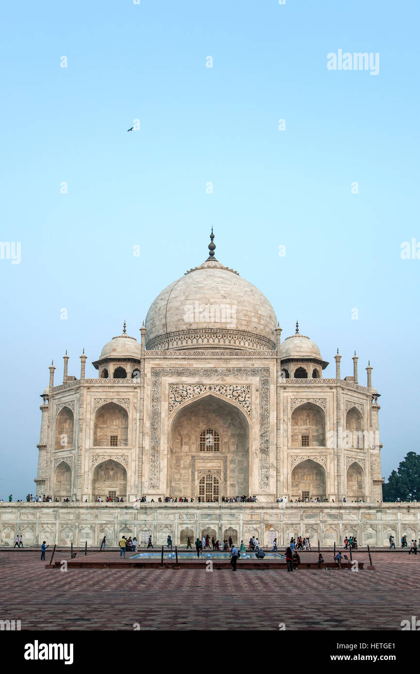 Taj Mahal, Agra, Uttar Pradesh, Inde Banque D'Images