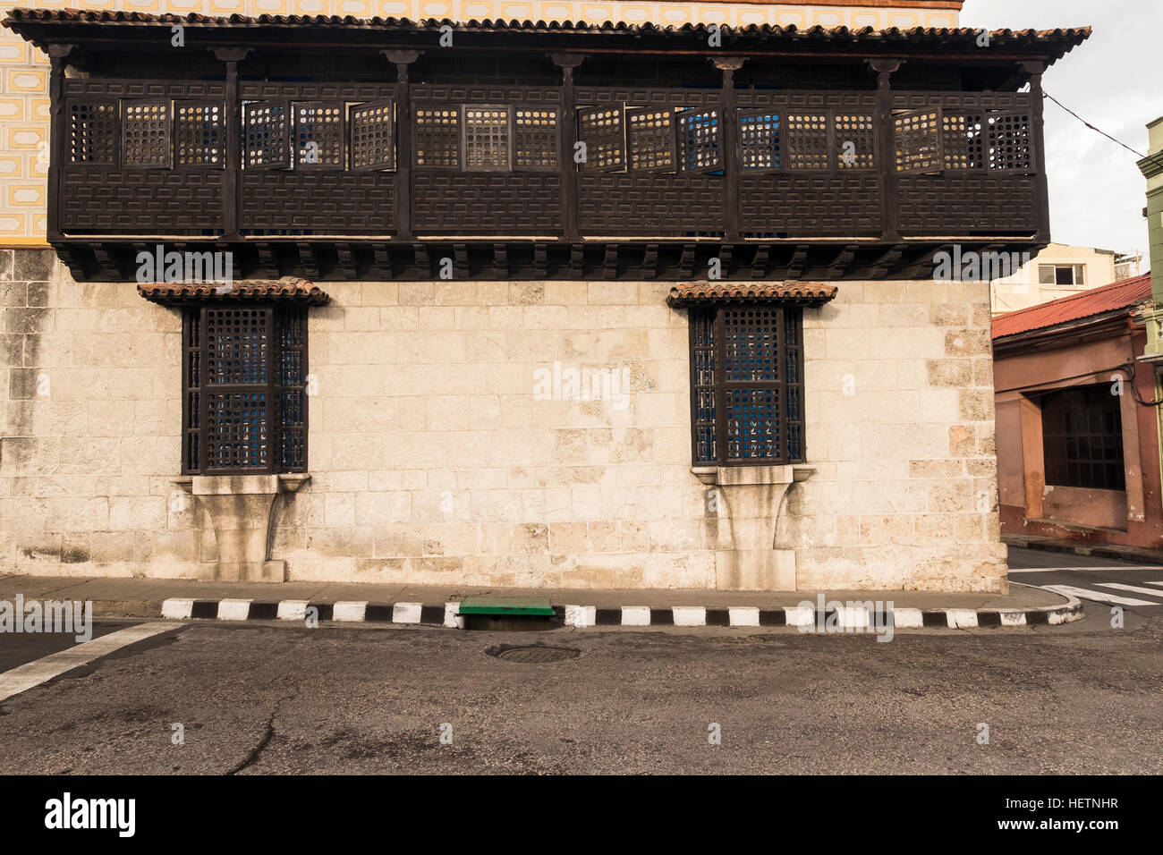 Casa de Diego Velazquez, la plus ancienne maison encore debout dans la région de Santiago de Cuba, Cuba Banque D'Images