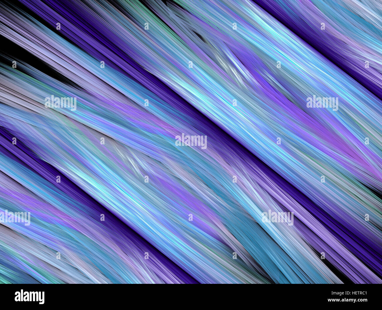 Résumé fond fractale, chaotique et lignes de fibre noire. Banque D'Images