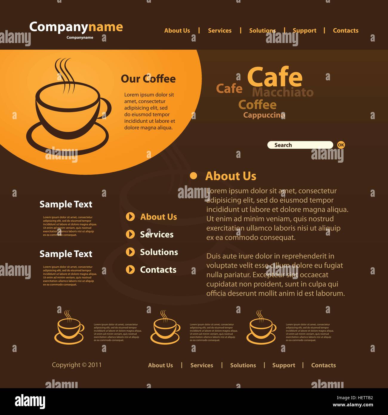 Colorful Abstract Simple Site Web Creative Design Illustration modèle pour votre Coffee Shop, Entreprise ou Blog Illustration de Vecteur Colorful Abstract Simple Site Web Creative Design Illustration modèle pour votre Coffee Shop, Entreprise ou Blog Illustration de Vecteur