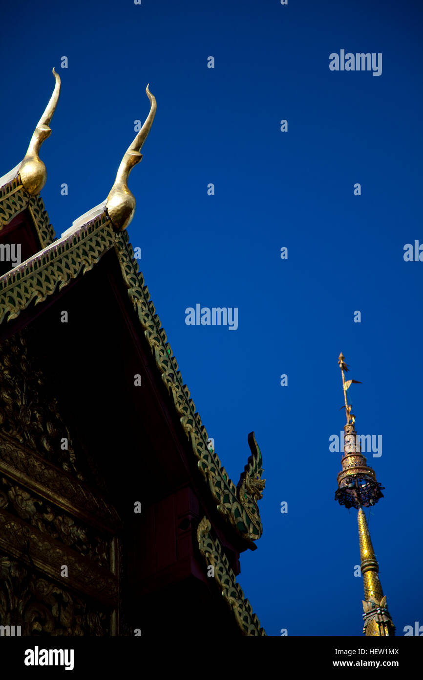 Temples de Thaïlande Banque D'Images