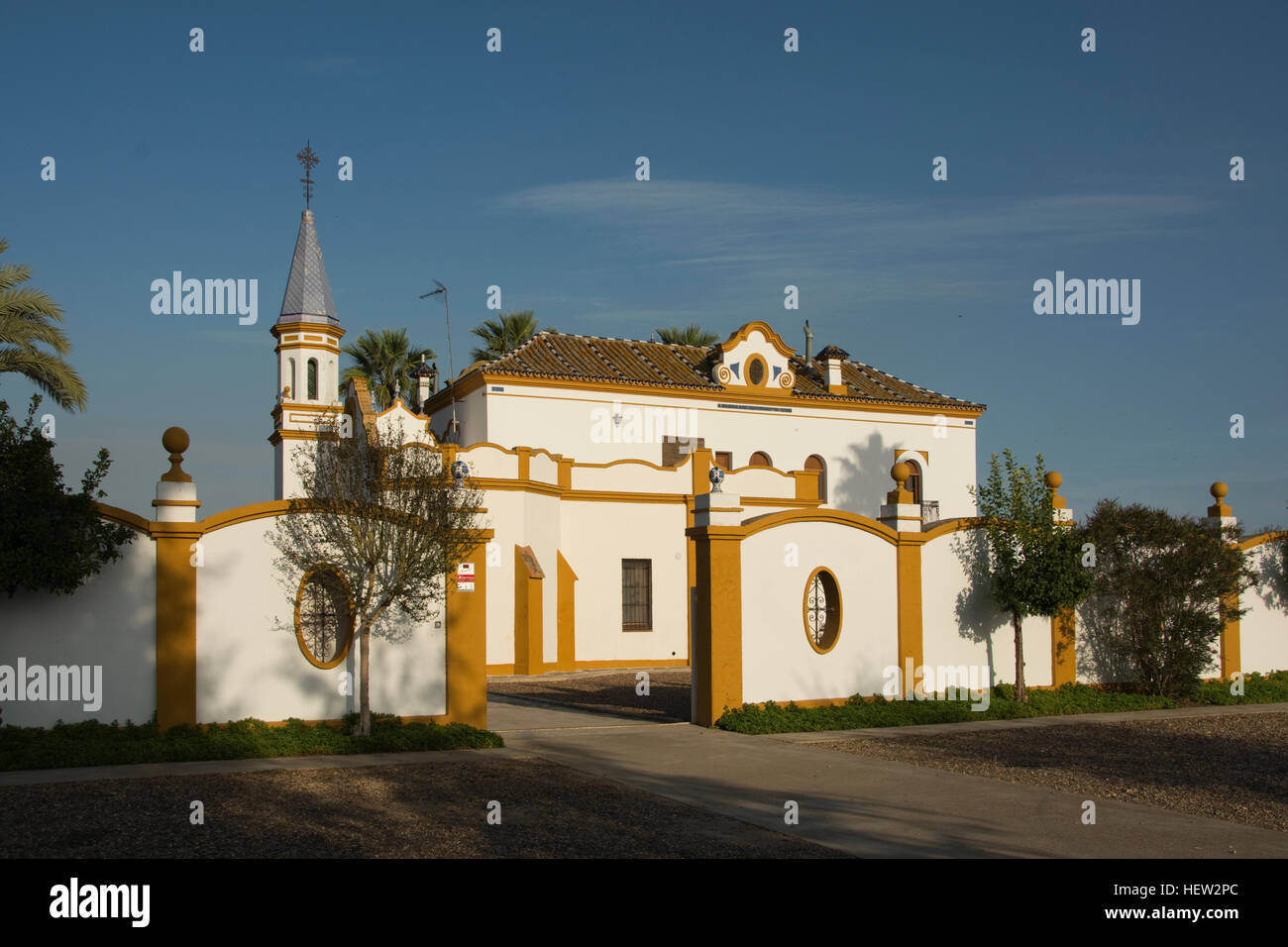 L'EUROPE, Espagne, Andalousie, Andalousie, Guadalquivir, Isla minimums, de l'hacienda andalouse Banque D'Images