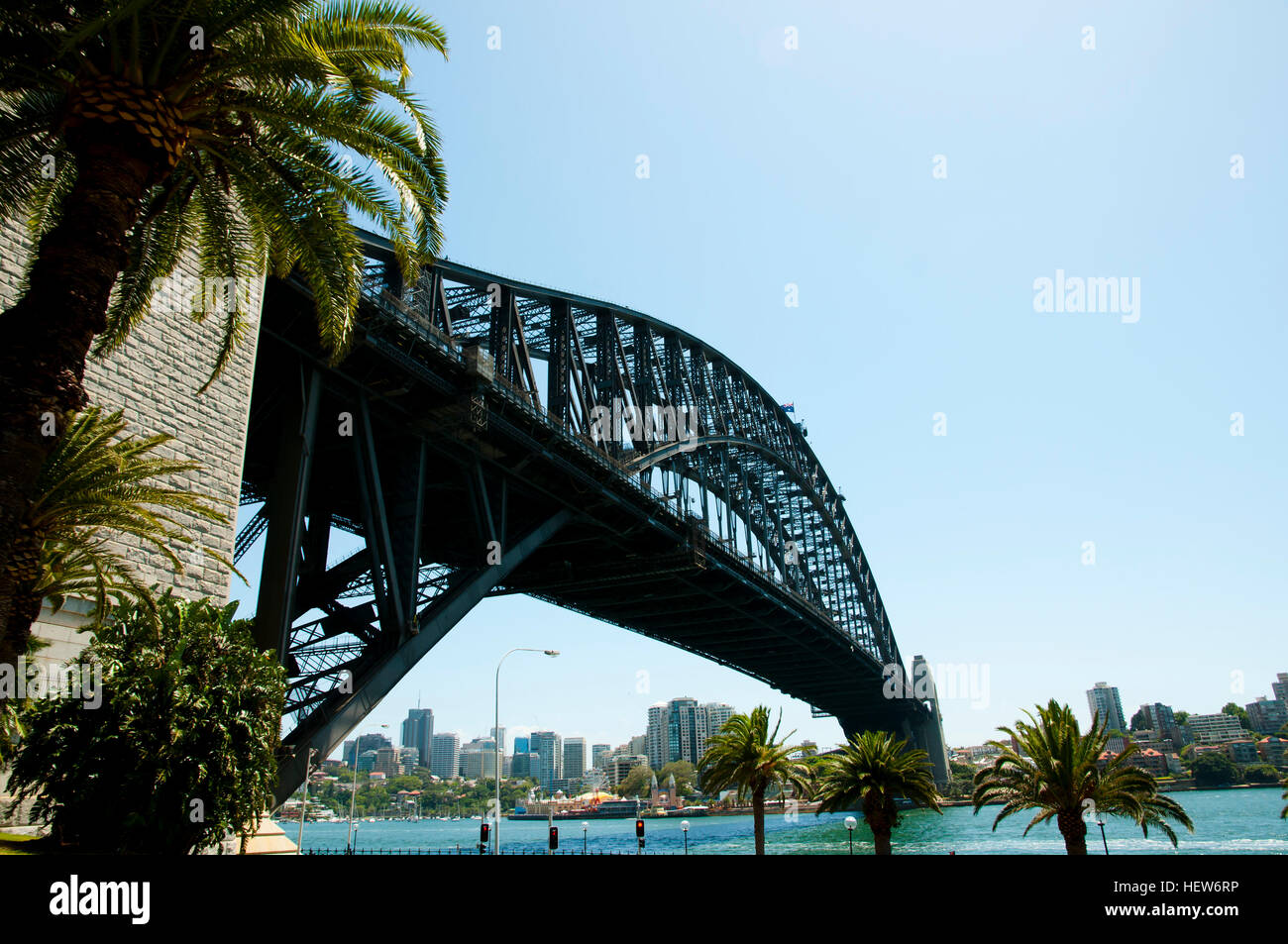 Le pont Harbour Bridge de Sydney - Australie Banque D'Images