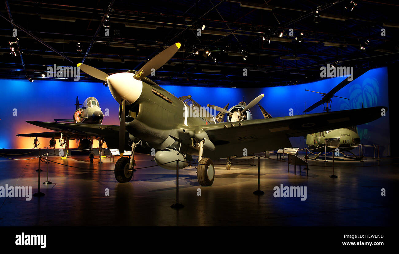 Le Curtiss P-40 Warhawk était un Américain, un seul moteur, monoplace de chasse tout en métal et des avions d'attaque au sol que son premier vol en 1938. Banque D'Images