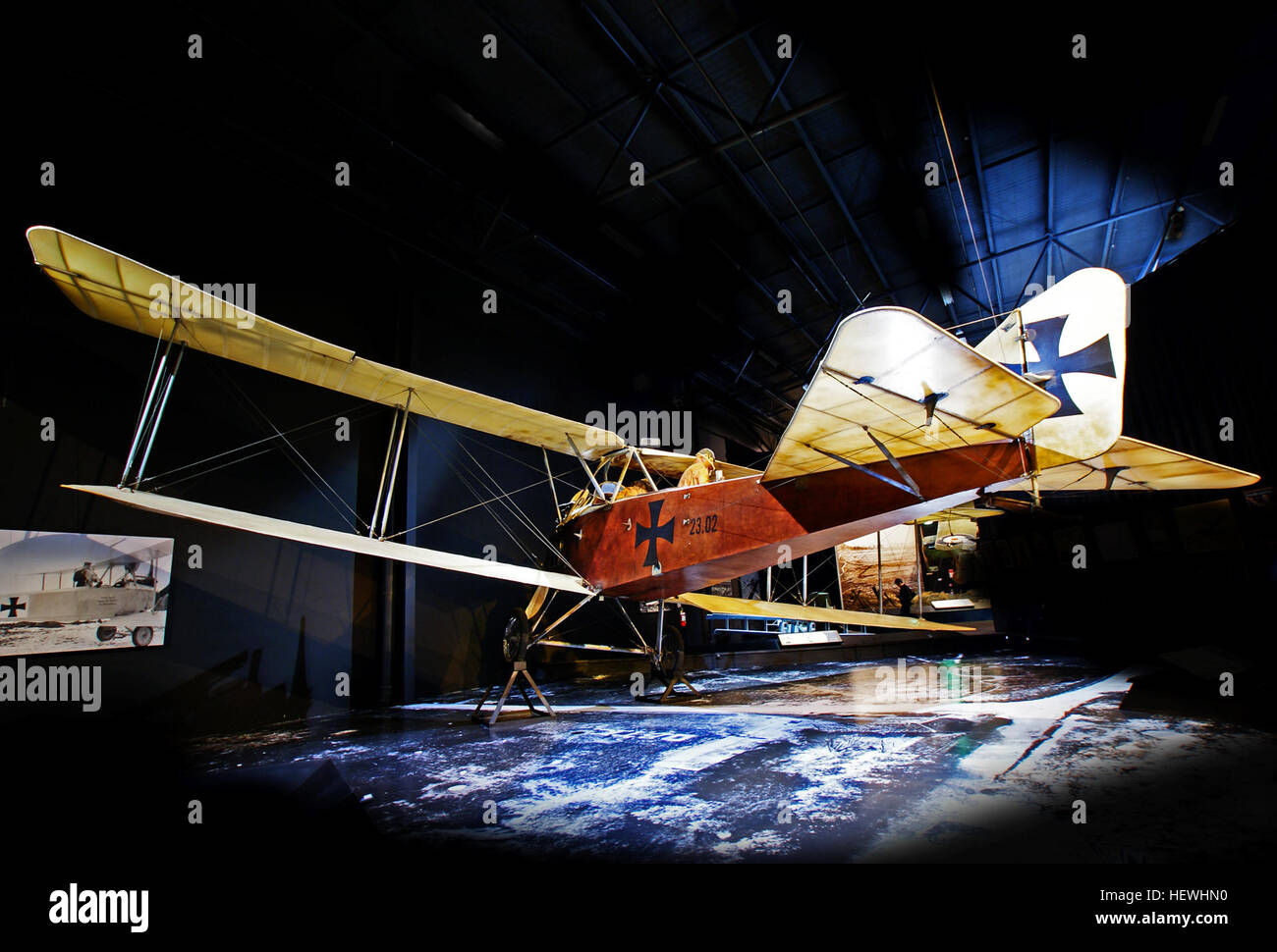 L''Albatros B.II était un Allemand non armés à deux sièges d'un biplan de reconnaissance de la Première Guerre mondiale. Banque D'Images