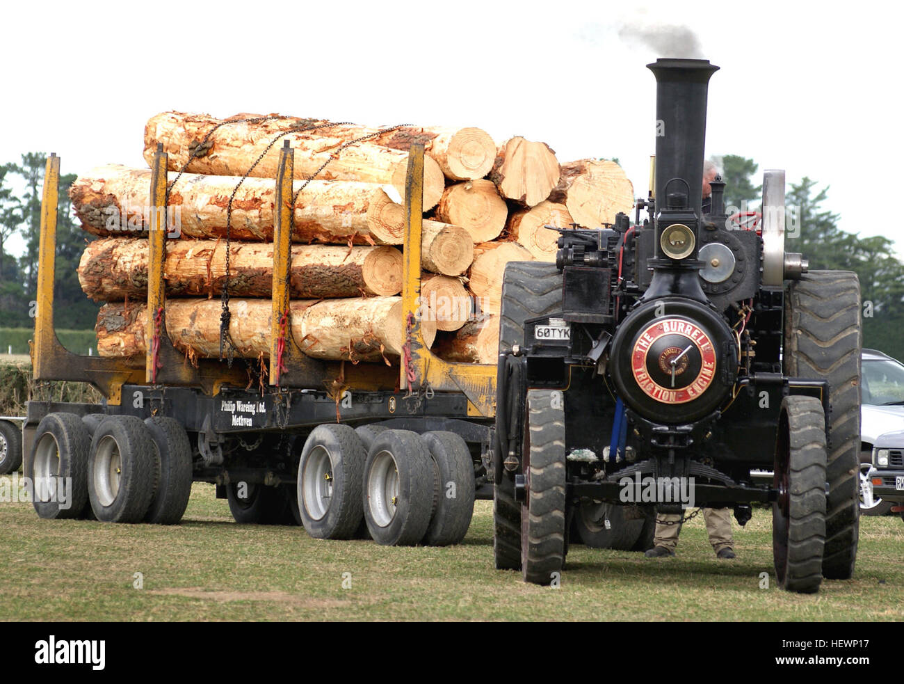Burrells était l'un des principaux fabricants de moteurs de traction à vapeur, de machines agricoles et de véhicules de transport. Leurs conceptions ont joué un rôle déterminant dans la révolution industrielle avant d'être remplacées par des moteurs à combustion interne. Banque D'Images