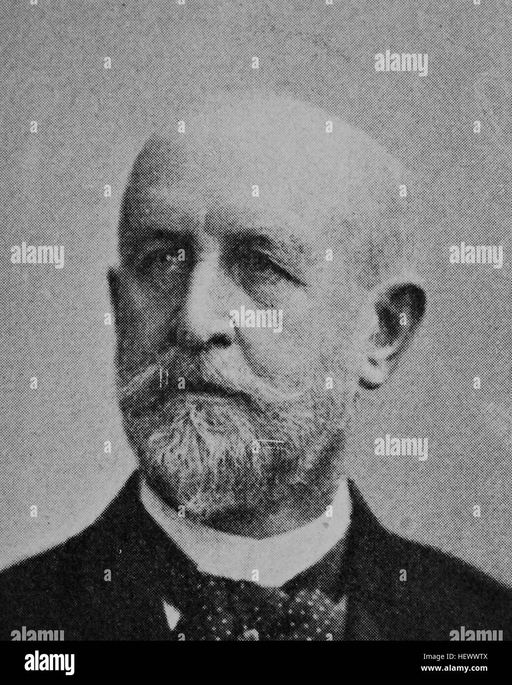 Wilhelm von Wedell-Piesdorf, 20 mai 1837 - 11 juillet 1915, était un homme politique allemand, photo de 1895, l'amélioration numérique Banque D'Images