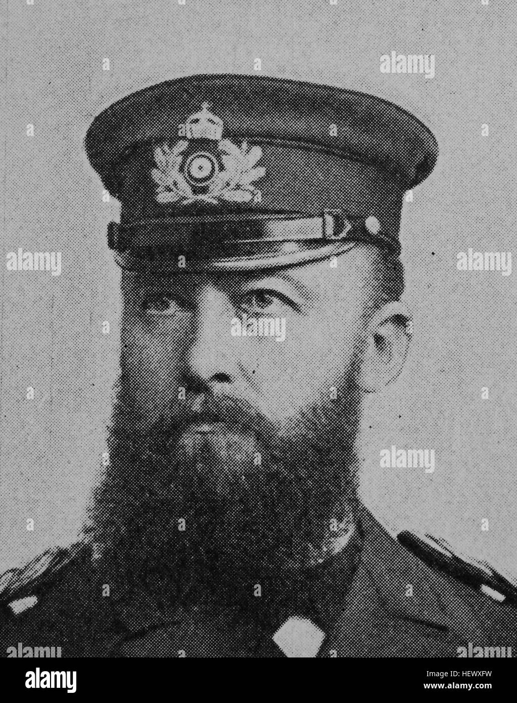 Alfred Peter Friedrich von Tirpitz, 19 mars 1849 - 6 mars 1930, était un Allemand Grossadmiral, grand amiral, Secrétaire d'État du Bureau de la Marine impériale allemande, photo de 1895, l'amélioration numérique Banque D'Images