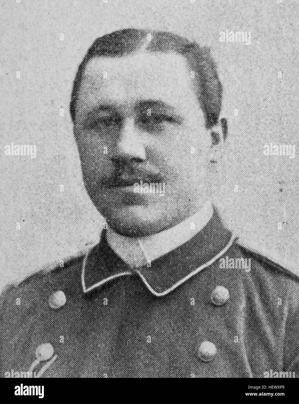 Hans Gustav Ferdinand von Ramsay, ab 1911 von Ramsay, 1862 - 1938, officier allemand und Forschungsreisender., photo de 1895, l'amélioration numérique Banque D'Images