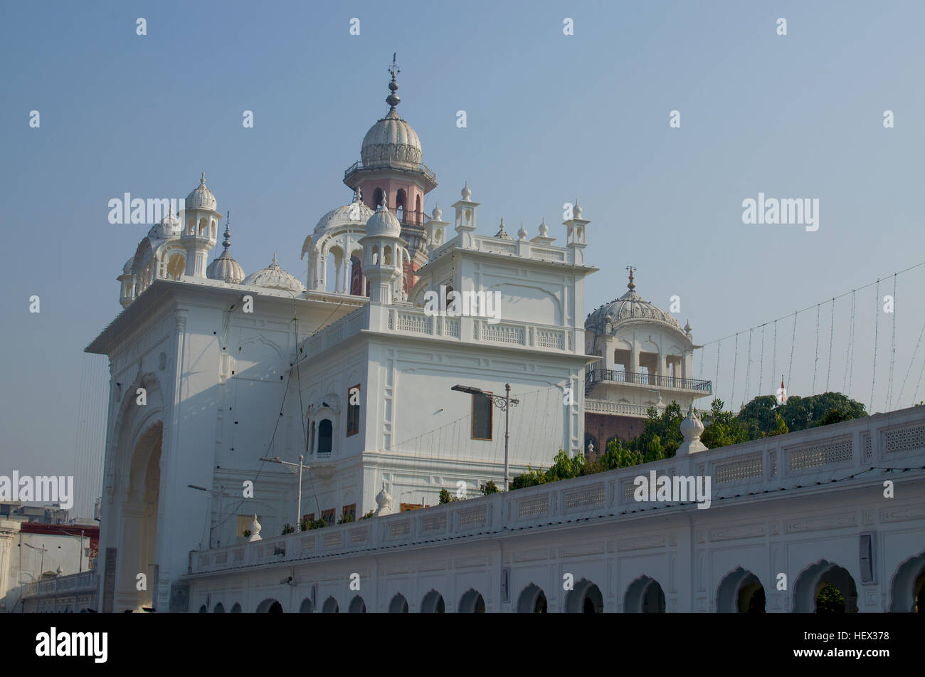 L'architecture et l'endroit d'intérêt de la ville d'Amritsar en Inde,une construction, Amritsar, l'architecture, l'art, de l'Inde, la religion Banque D'Images