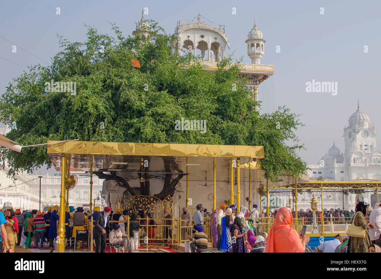 L'architecture et l'endroit d'intérêt de la ville d'Amritsar en Inde,une construction, Amritsar, l'architecture, l'art, de l'Inde, la religion Banque D'Images