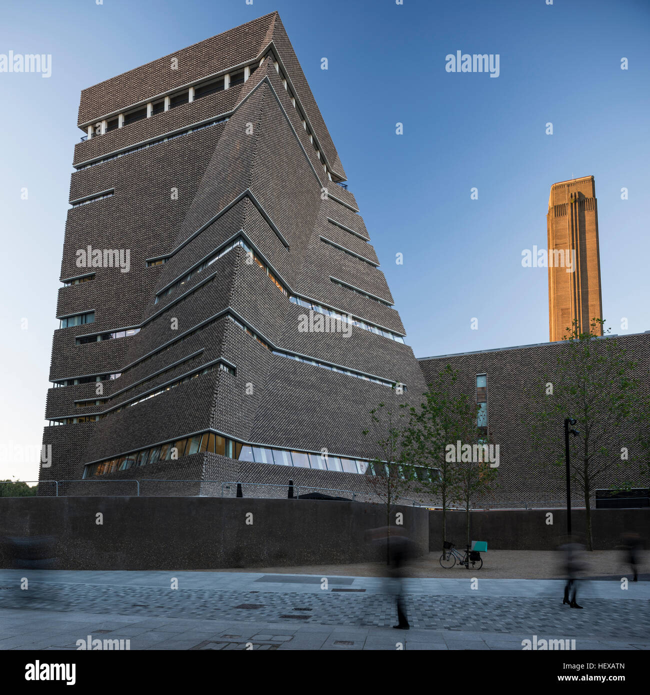 Vue extérieure de la maison de l'interrupteur, Tate Modern, London, UK Banque D'Images