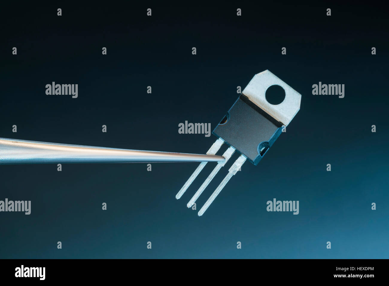 Le transistor de puissance. Banque D'Images