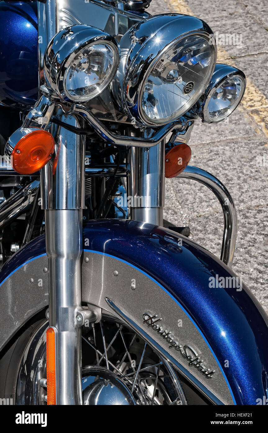 Moto Harley Davidson à Arlington Virginia USA Banque D'Images