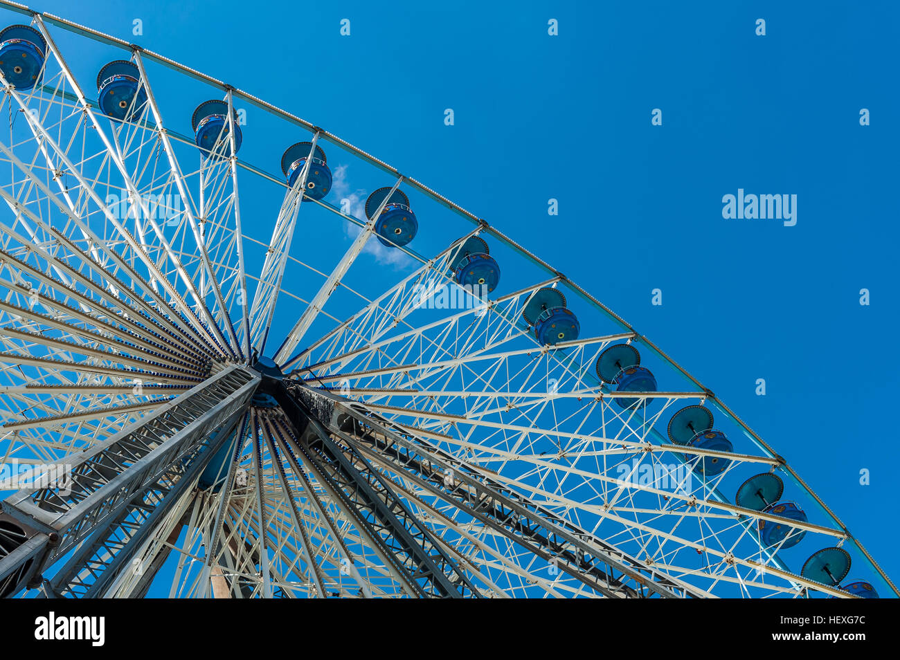 Belgique, Anvers, sinksenfoor - grande roue Banque D'Images