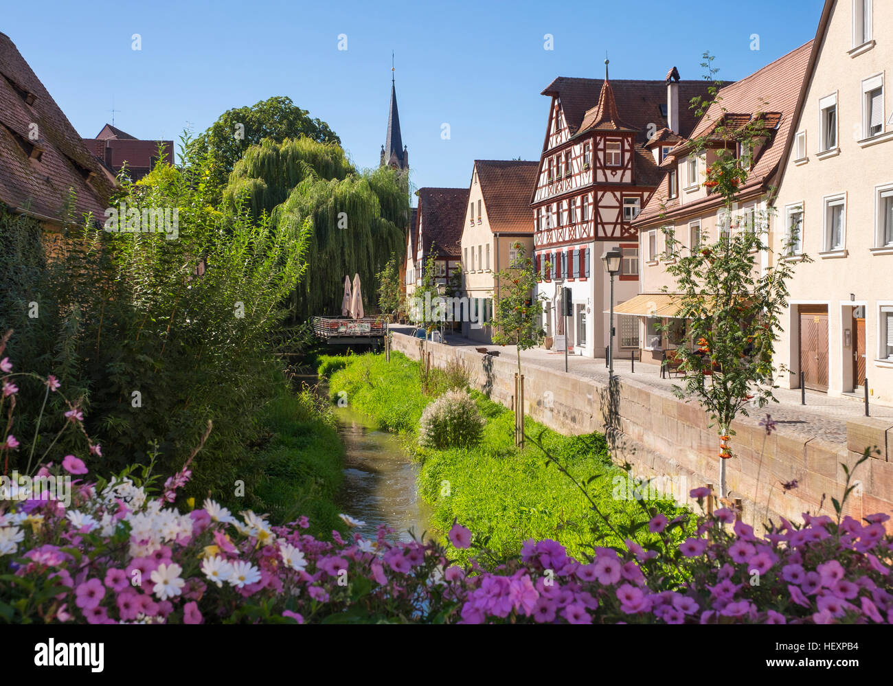 L'Allemagne, la Bavière, la Franconie, Schwabach, paysage urbain Banque D'Images