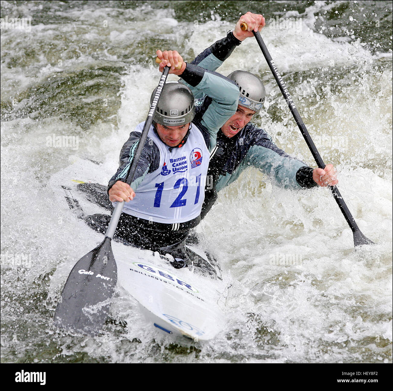 Tim Baillie et Etienne Stott dans leurs 2008 HPP Sélection Spéciale de Race Banque D'Images