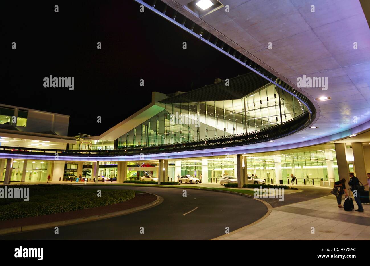 Vue de l'aéroport de Canberra (CBR) qui dessert la capitale de l'Australie Banque D'Images