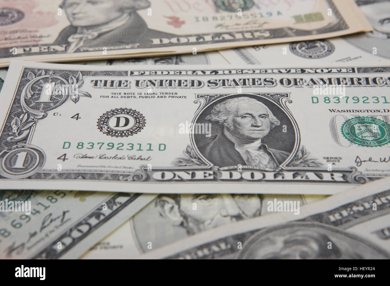 Dollars US Banque D'Images