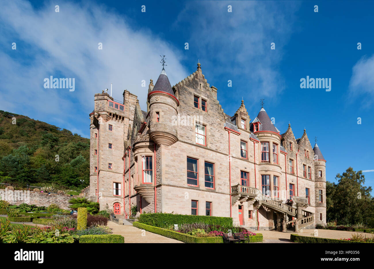 Château de Belfast. Attraction touristique sur les pentes de Cavehill Country Park à Belfast, en Irlande du Nord Banque D'Images