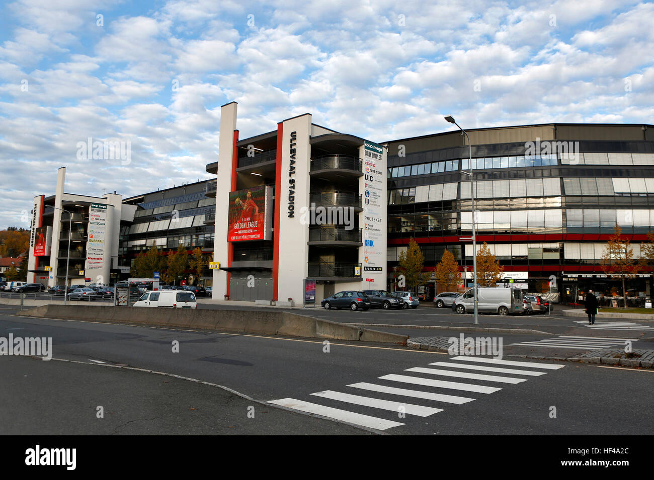 OSLO, Norvège, le 27 octobre 2015, Ullevaal Stadium est le terrain du Valerenga SI et l'équipe nationale de football de la Norvège. Football les plus populaires Banque D'Images