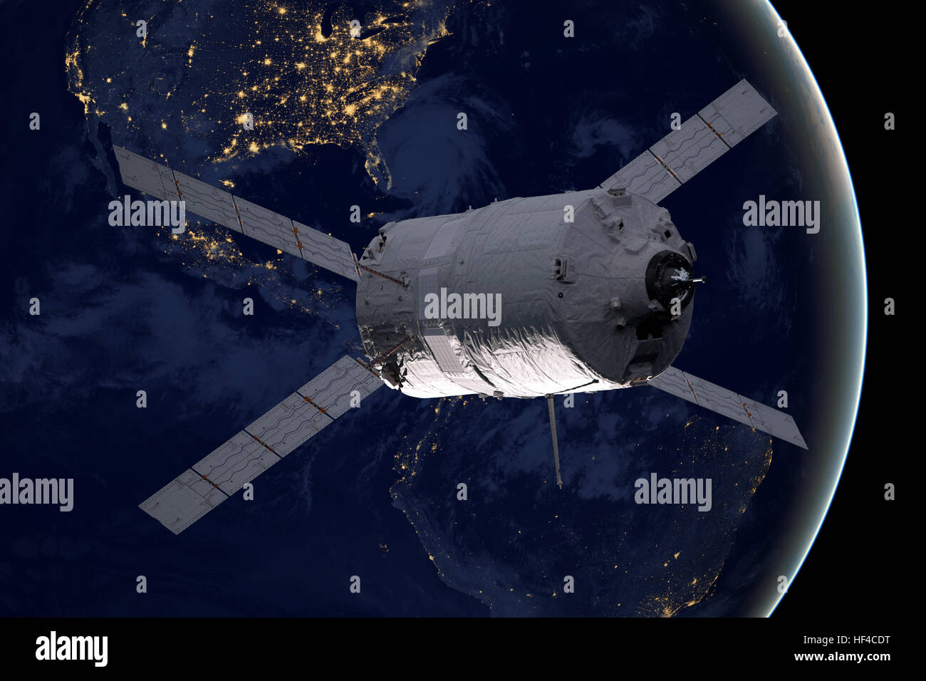 Vaisseaux Cargo - Le véhicule de transfert automatique sur la planète Terre. Banque D'Images