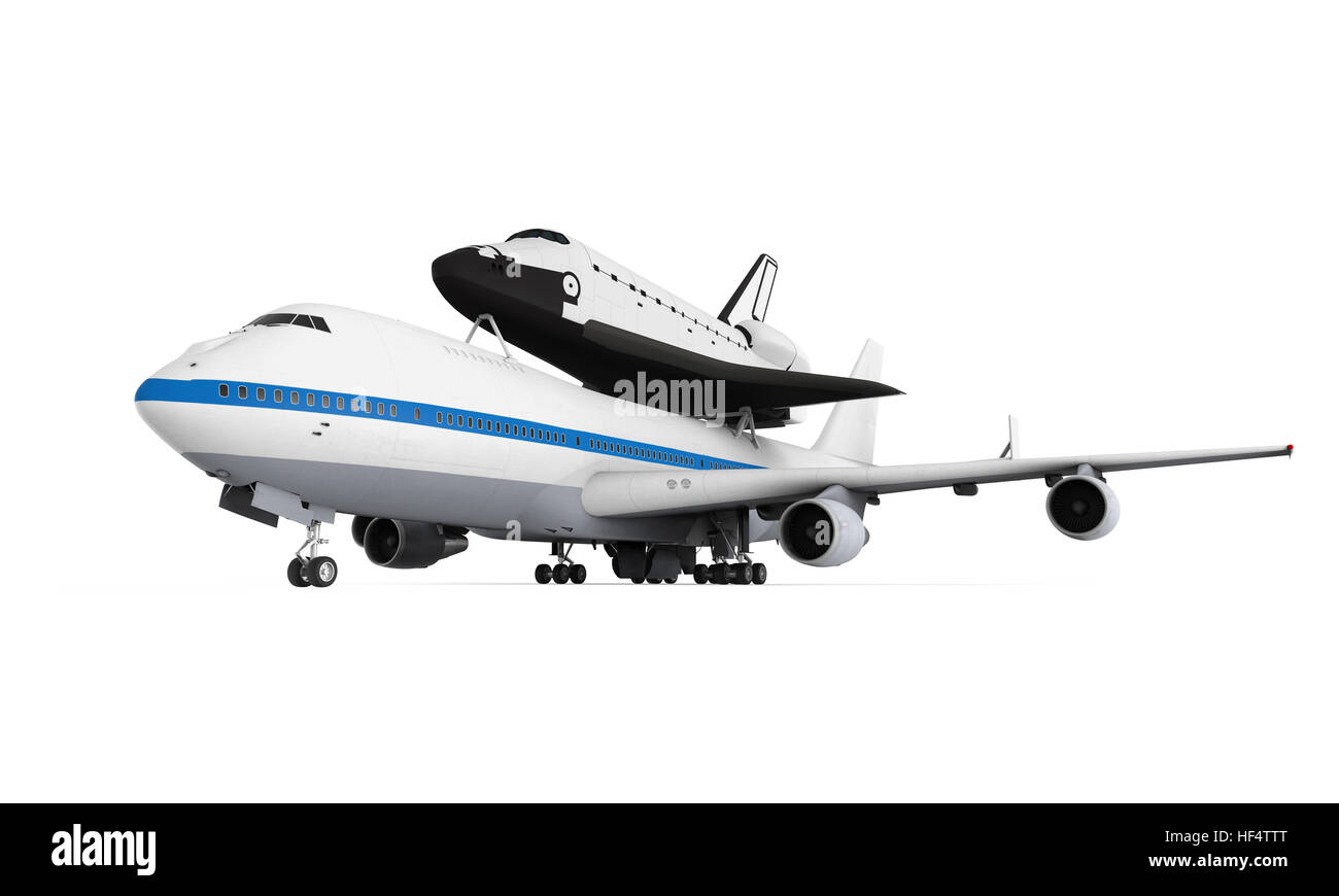 Avion Transporteur navette Banque D'Images