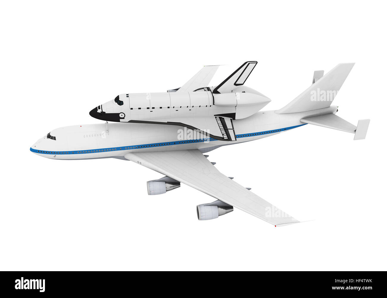 Avion Transporteur navette Banque D'Images