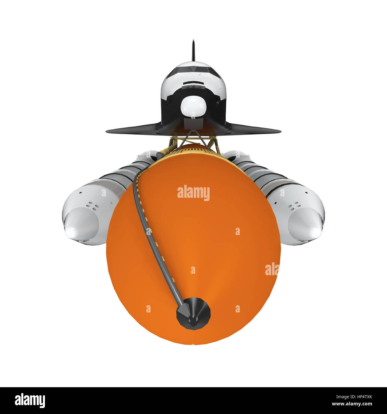 Isolé de la navette spatiale Banque D'Images