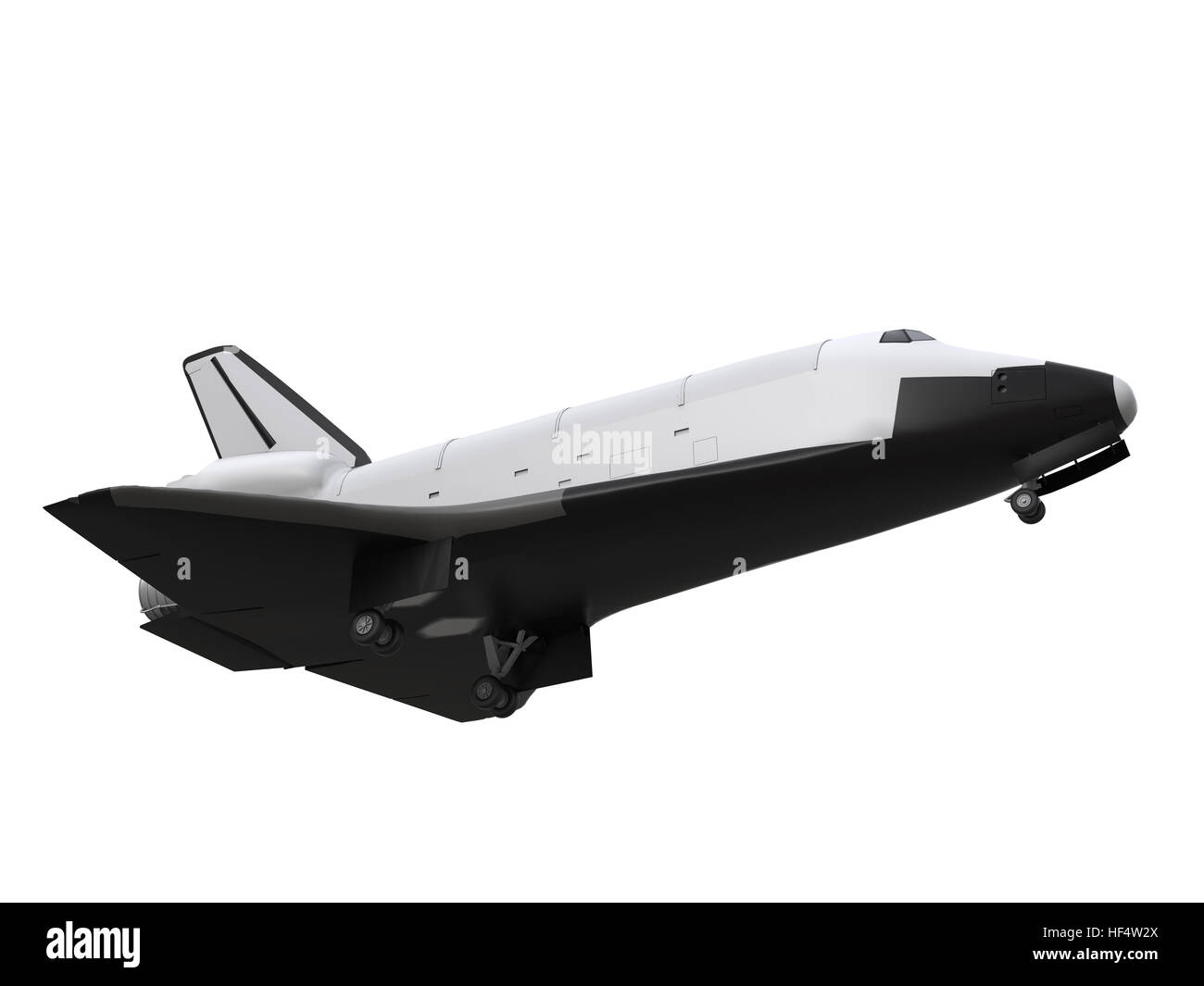 Isolé de la navette spatiale Banque D'Images