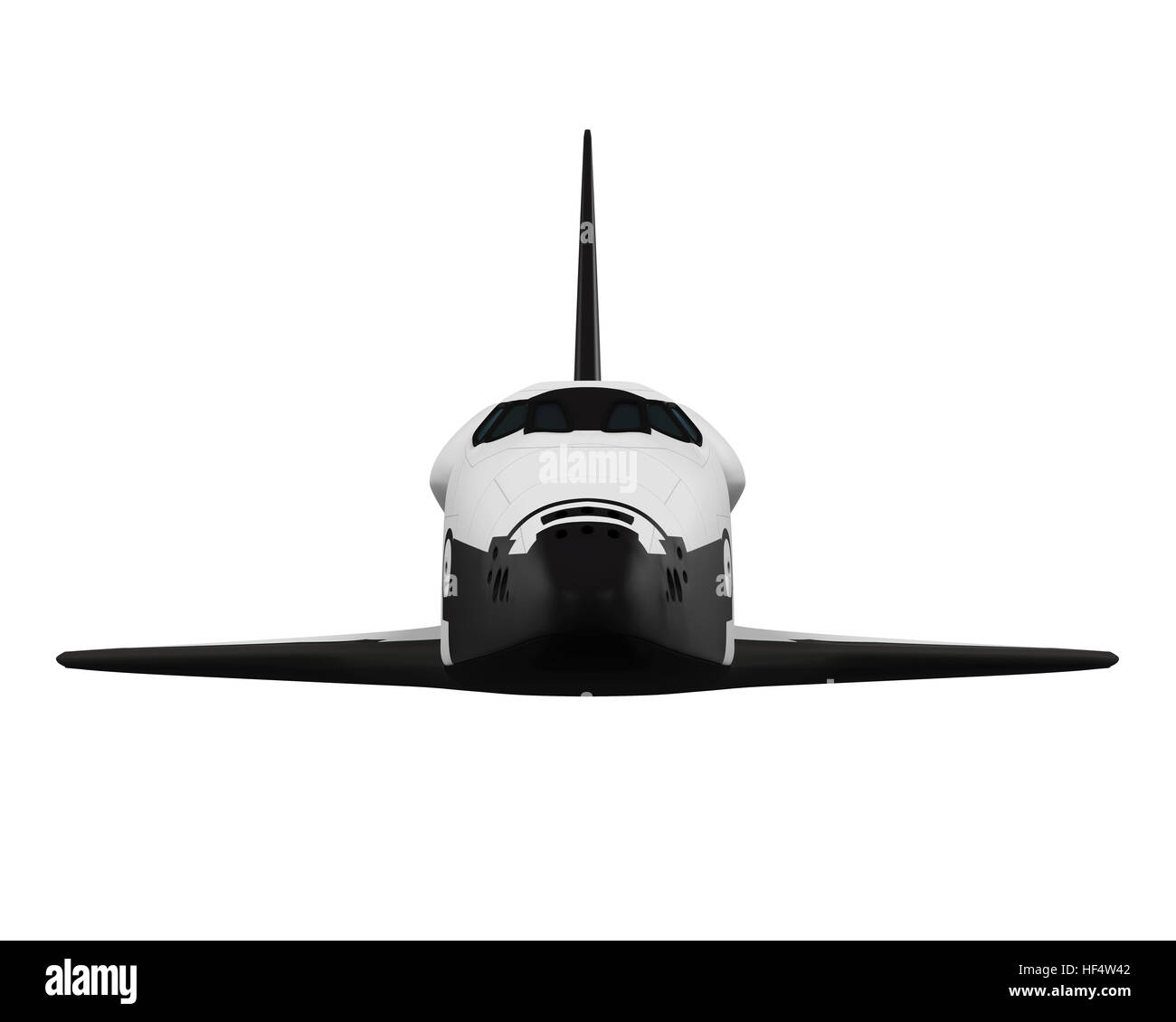 Isolé de la navette spatiale Banque D'Images