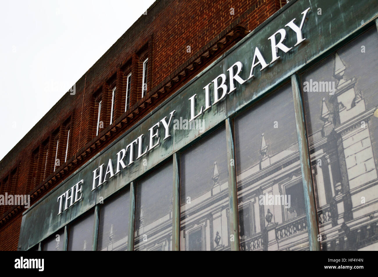 La Bibliothèque Hartley à l'Université de Southampton Banque D'Images