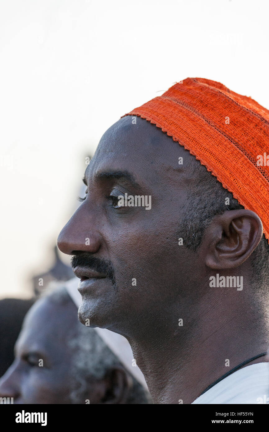 Cérémonie des derviches tourneurs, Copte, Khartoum, Soudan, Afrique Banque D'Images