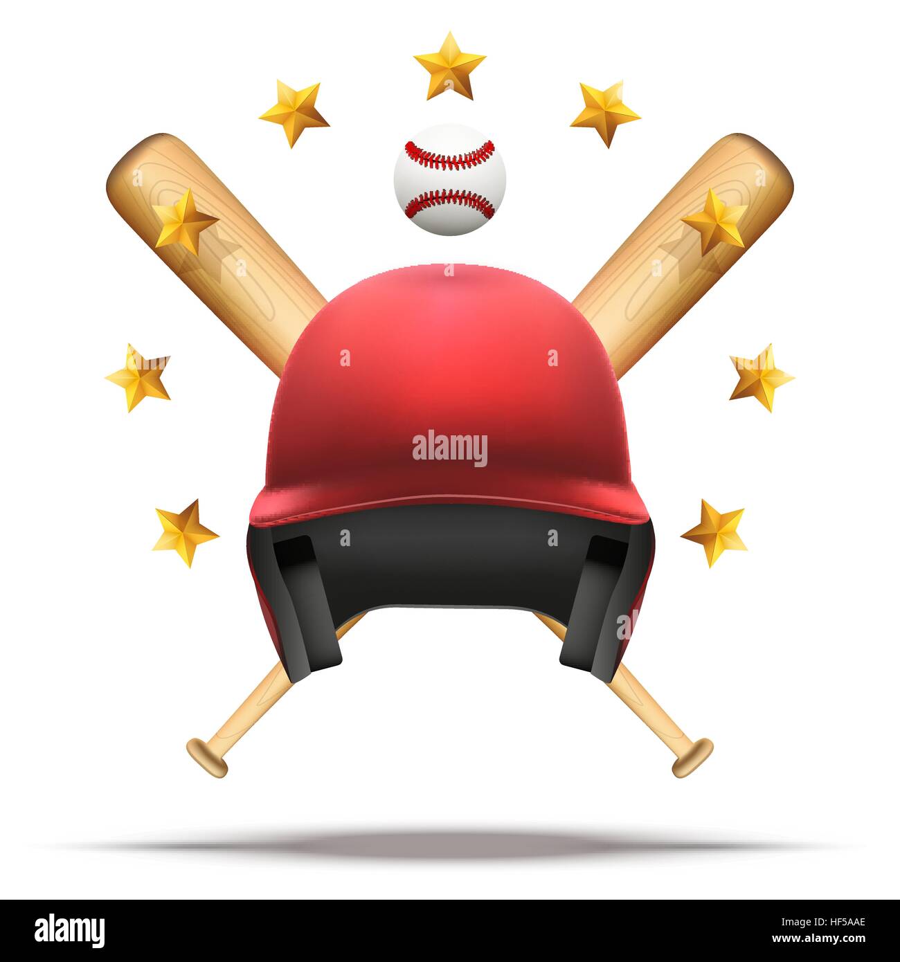 Symbole de base-ball et de Softball Illustration de Vecteur