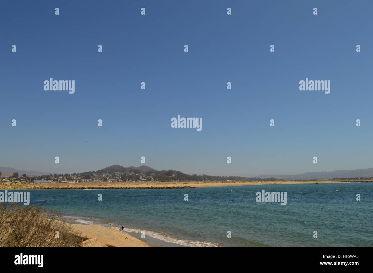 Morro Bay Beach Californie Banque D'Images