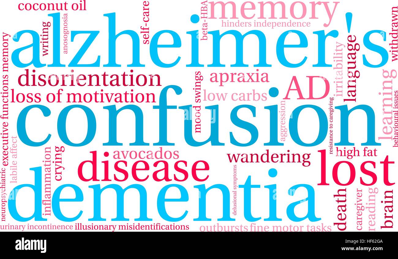 Confusion Nuage de mots sur un fond blanc. Illustration de Vecteur