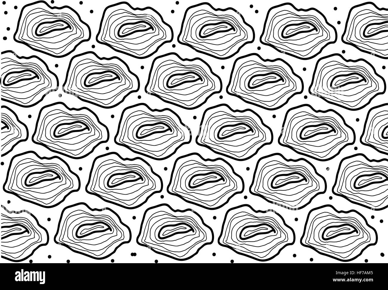Illustration de belle Texture papier peint vintage blanc noir avec fond tree rings Pattern pour ajouter du contenu ou photo. Illustration de Vecteur