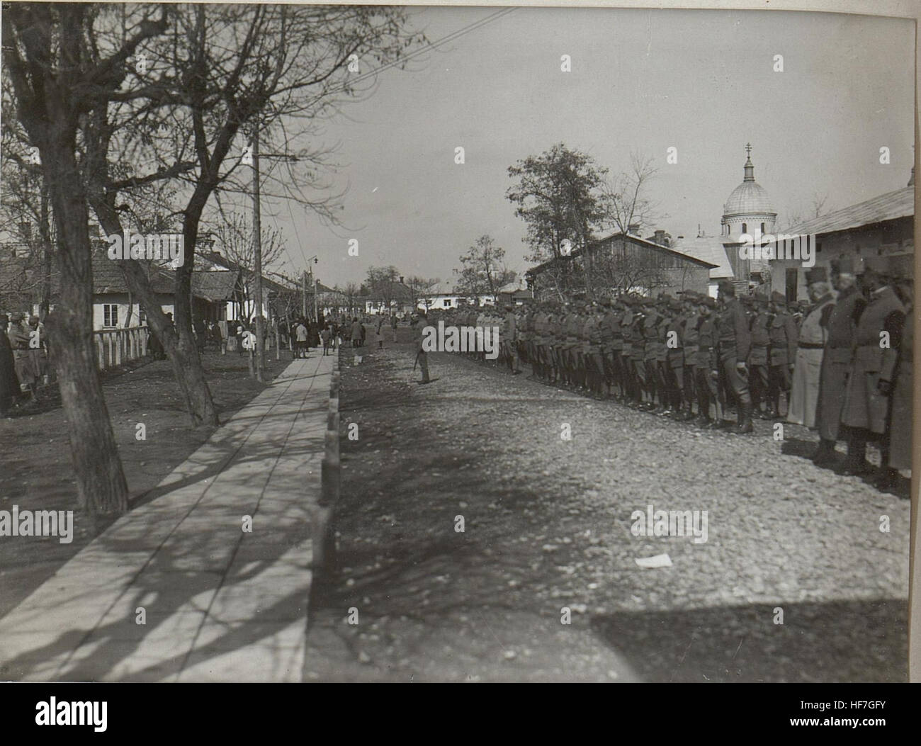 Abschiedsgottesdienst anlässlich d. Résolution d.7.A.K.am 14.4.1918. 15666133) Banque D'Images