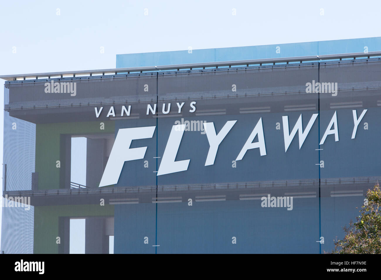 Le flyaway à Van Nuys Banque D'Images