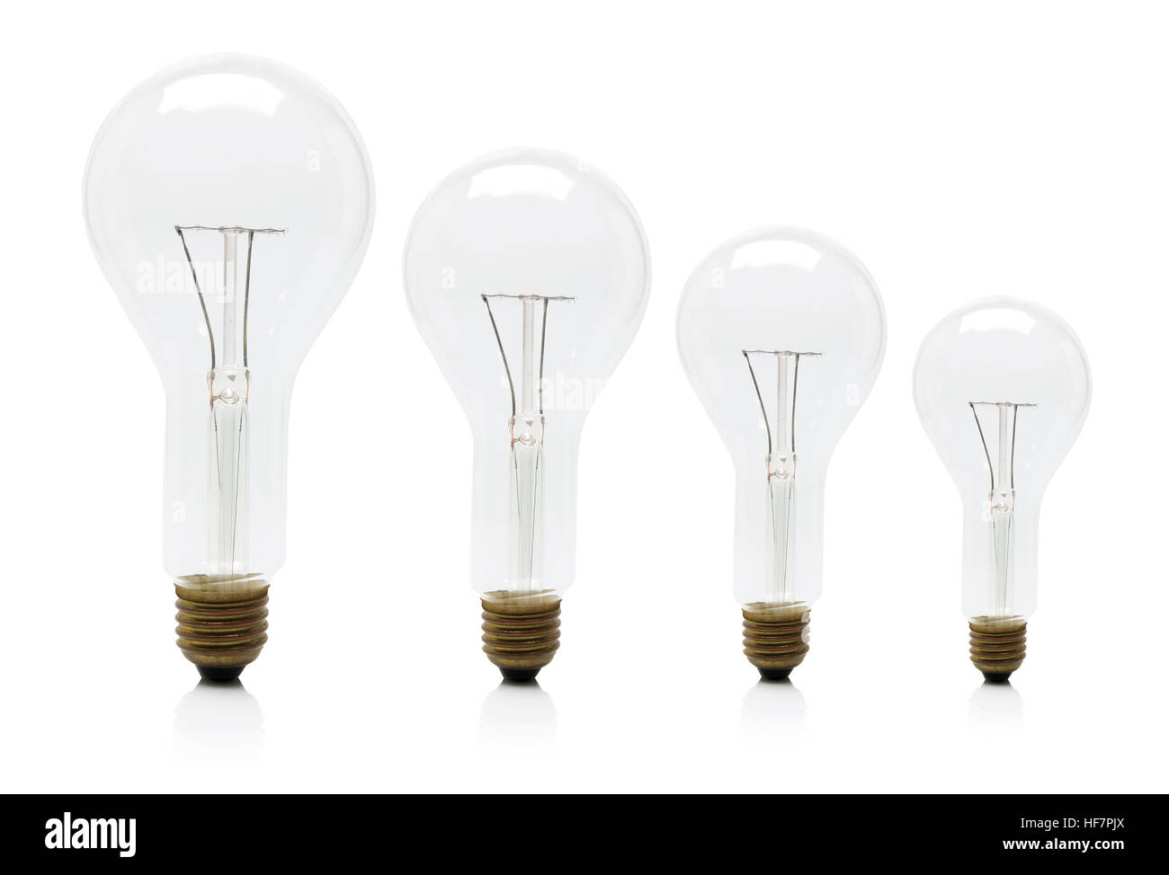 Lampes à incandescence Banque D'Images