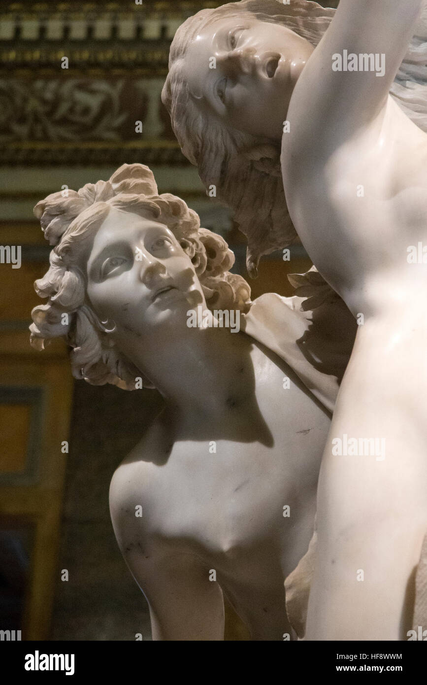 Apollon et Daphné du Bernin, Galleria Borghese, Rome, Italie Banque D'Images