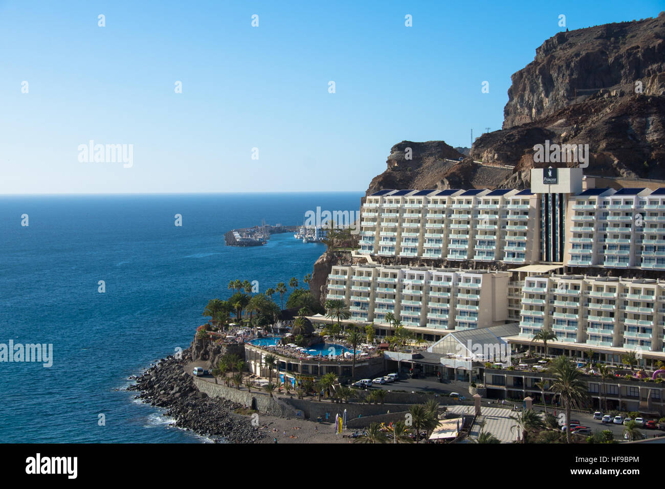 Princess Hotel et appartements à Tauro, Gran Canaria, Espagne Banque D'Images