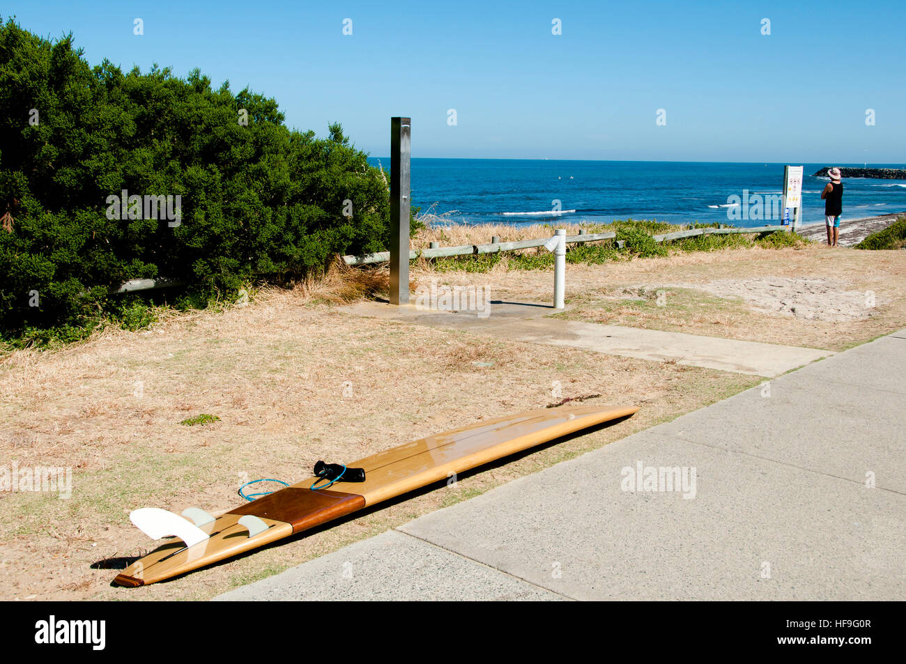Planche de surf sur la plage de Cottesloe - Perth - Australie Banque D'Images