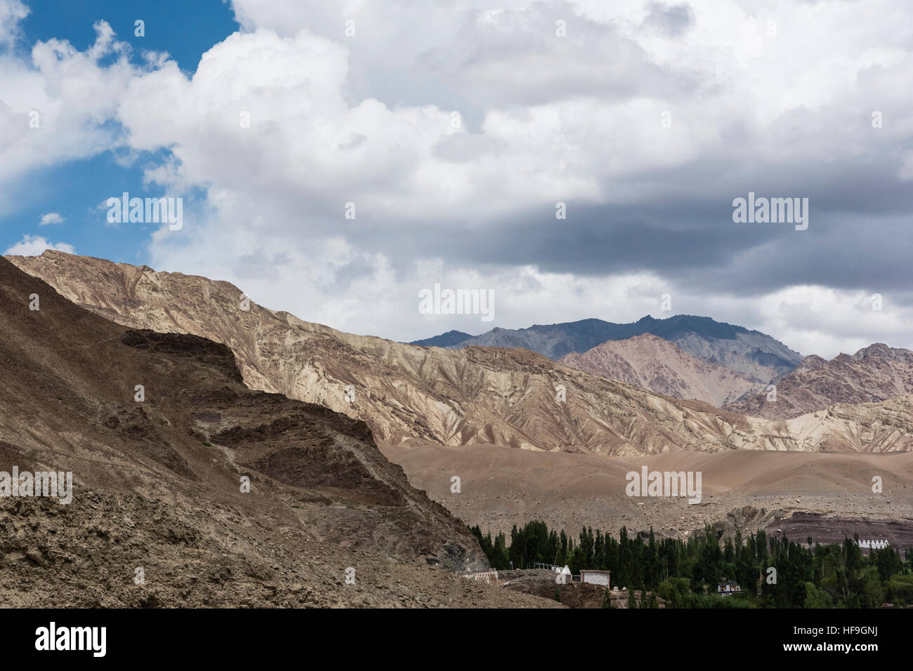 Paysage de montagne Ladakh Banque D'Images